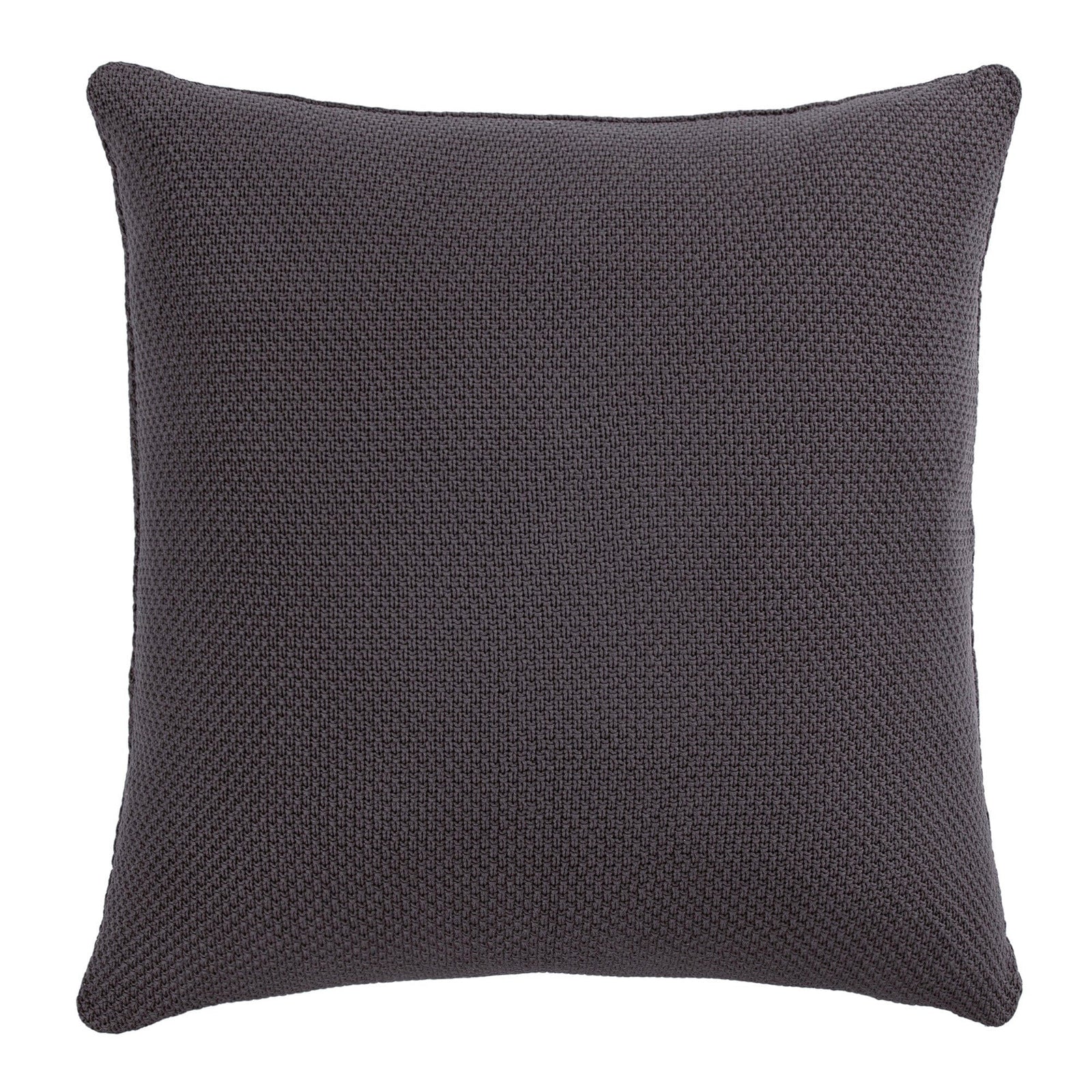Cotton Knit Euro Pillow Slate Pillow