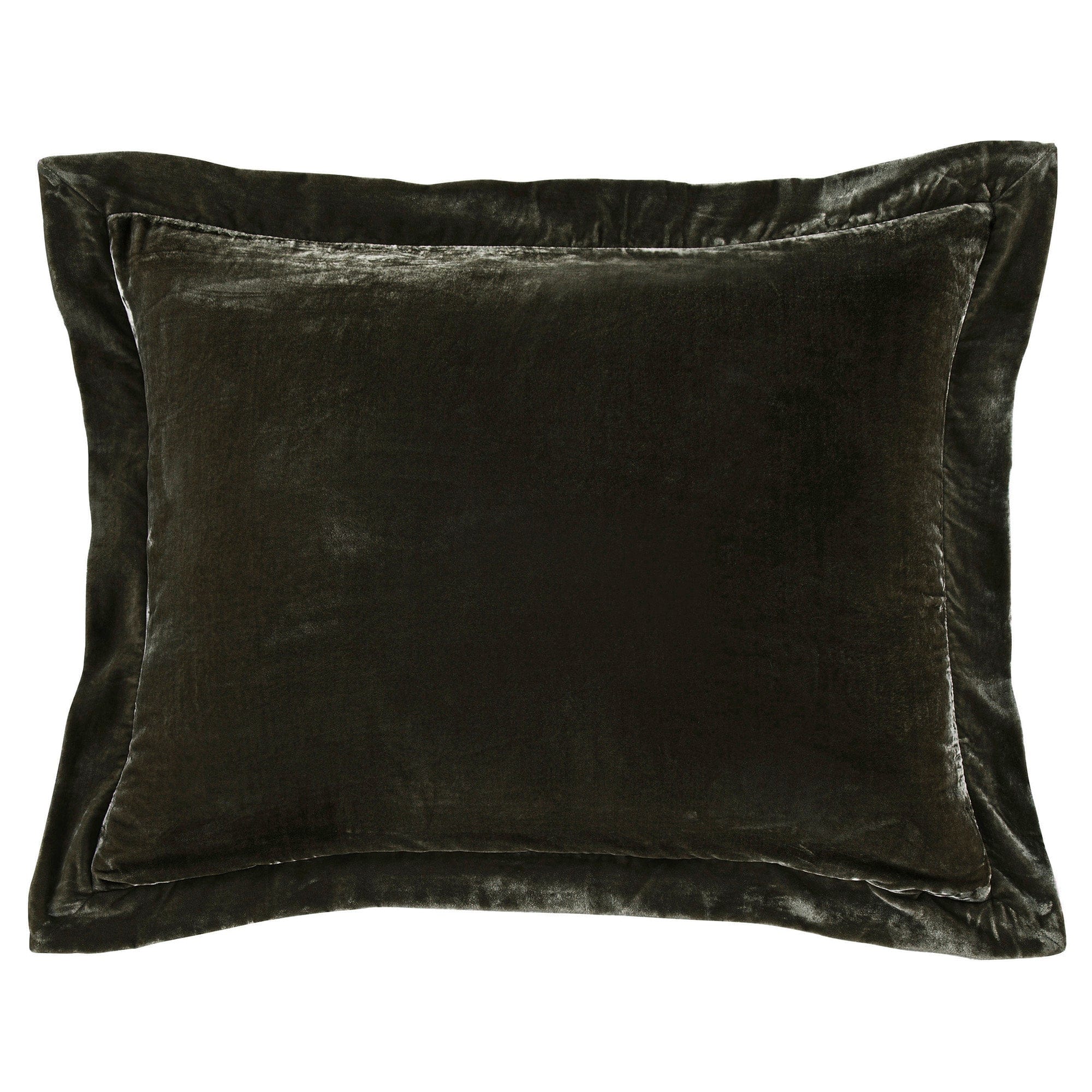 Stella Faux Silk Velvet Flanged Dutch Euro Pillow Pillow
