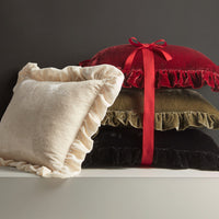 Stella Faux Silk Velvet Oblong Pillow Pillow