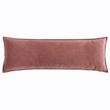 Stonewashed Cotton Canvas Long Lumbar Pillow Pillow