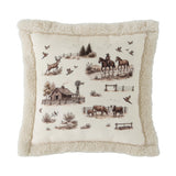 Western Range Campfire Sherpa Pillow Pillow