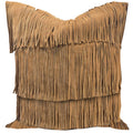 Western Suede Fringed Pillow Pillow