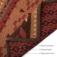 Broken Arrow Reversible Quilt Set Quilt