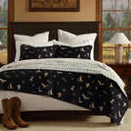 Conversation Reversible Quilt Set Quilt