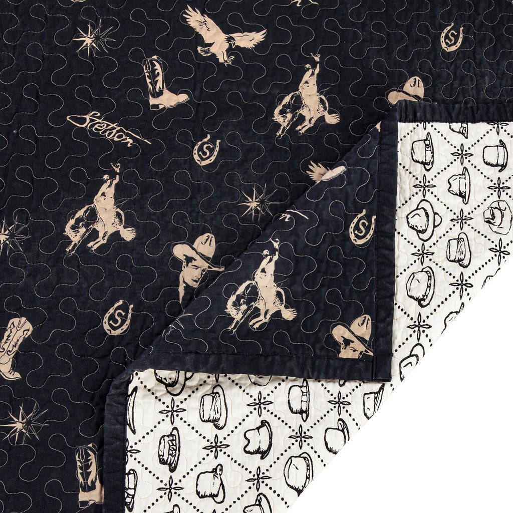 Conversation Reversible Quilt Set Quilt