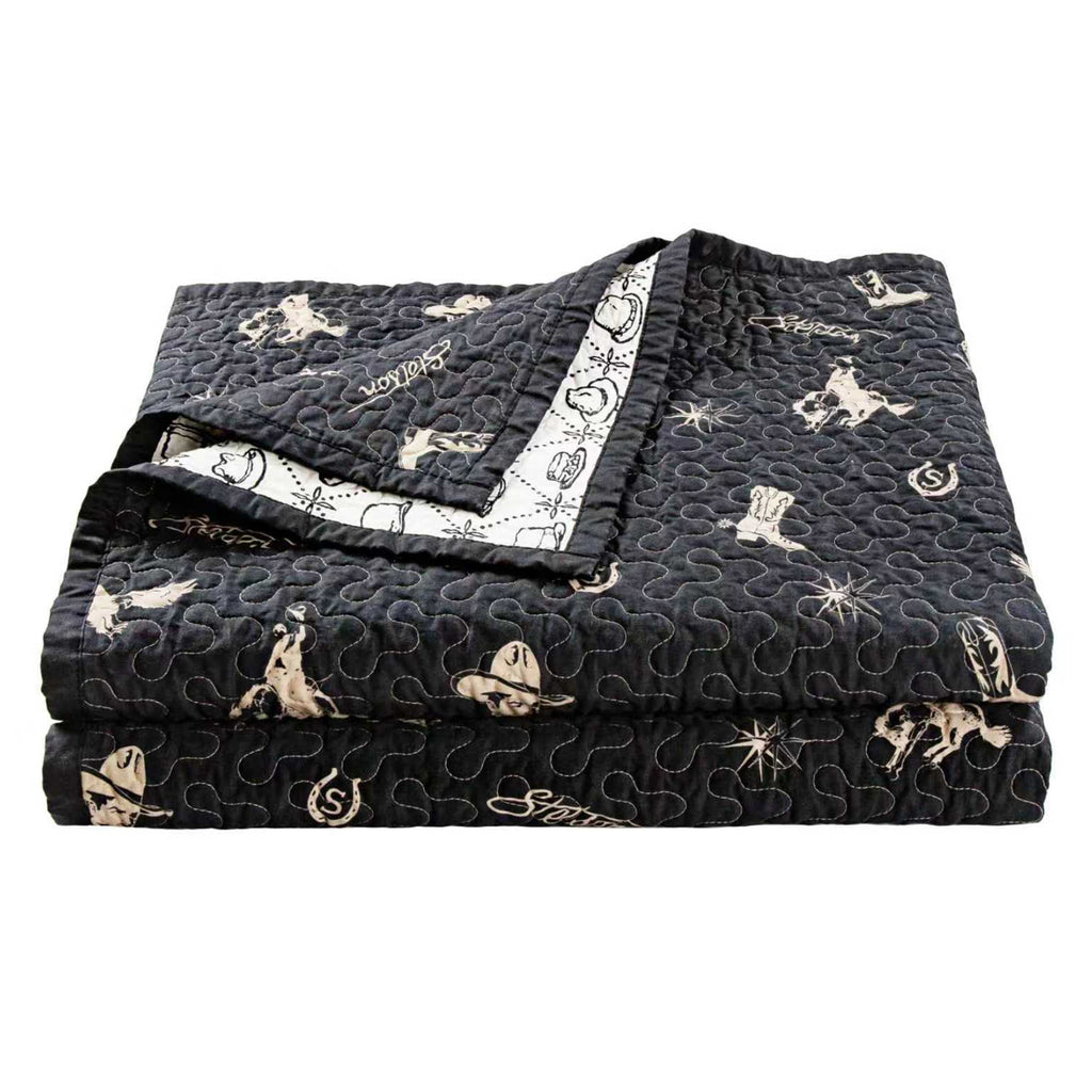 Conversation Reversible Quilt Set Quilt