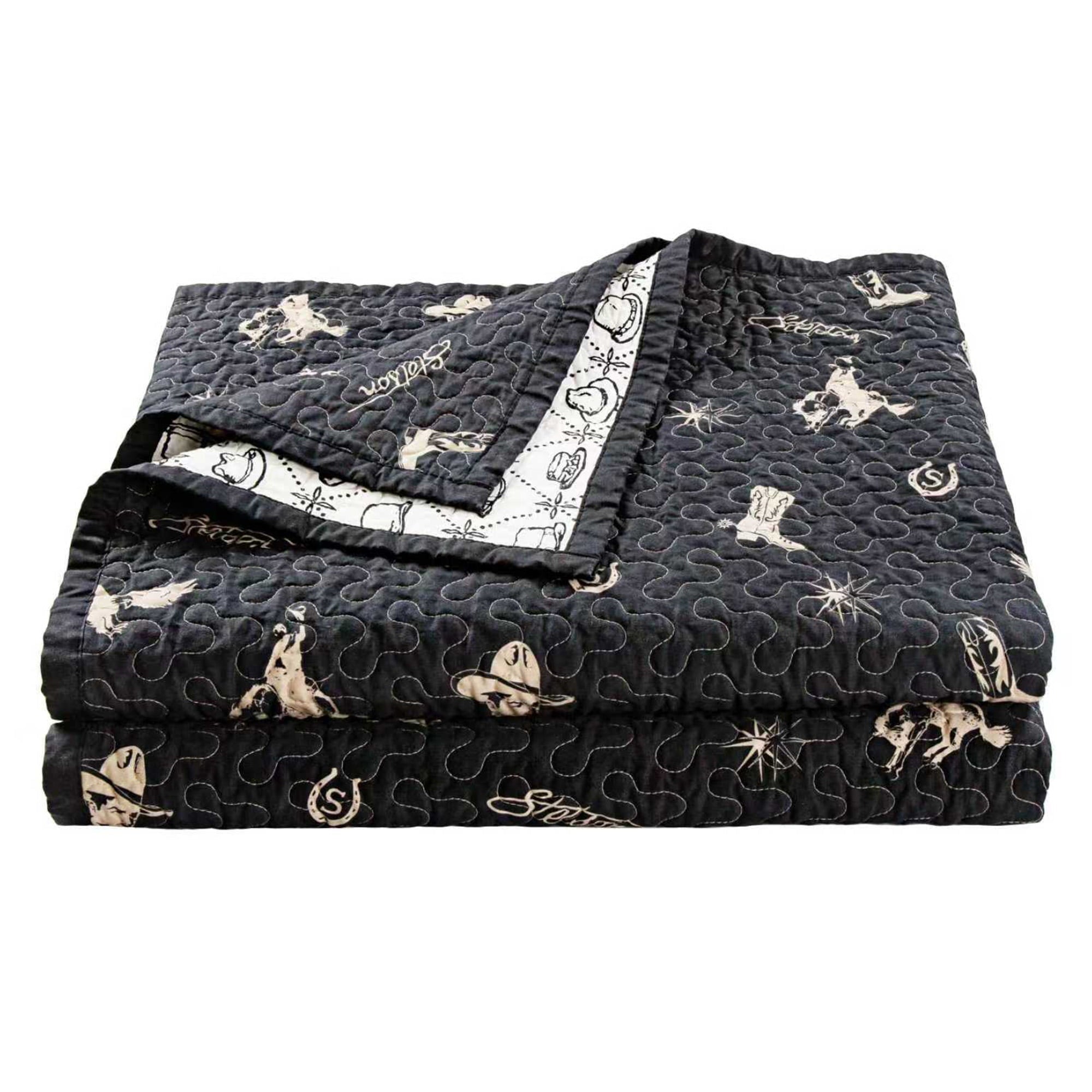 Conversation Reversible Quilt Set Quilt
