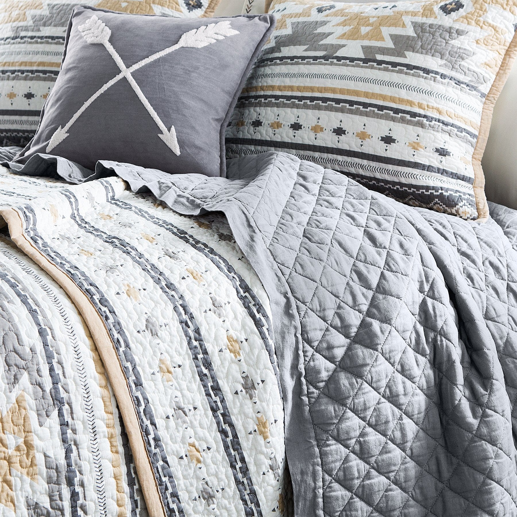 Desert Sage Reversible Quilt Set Quilt