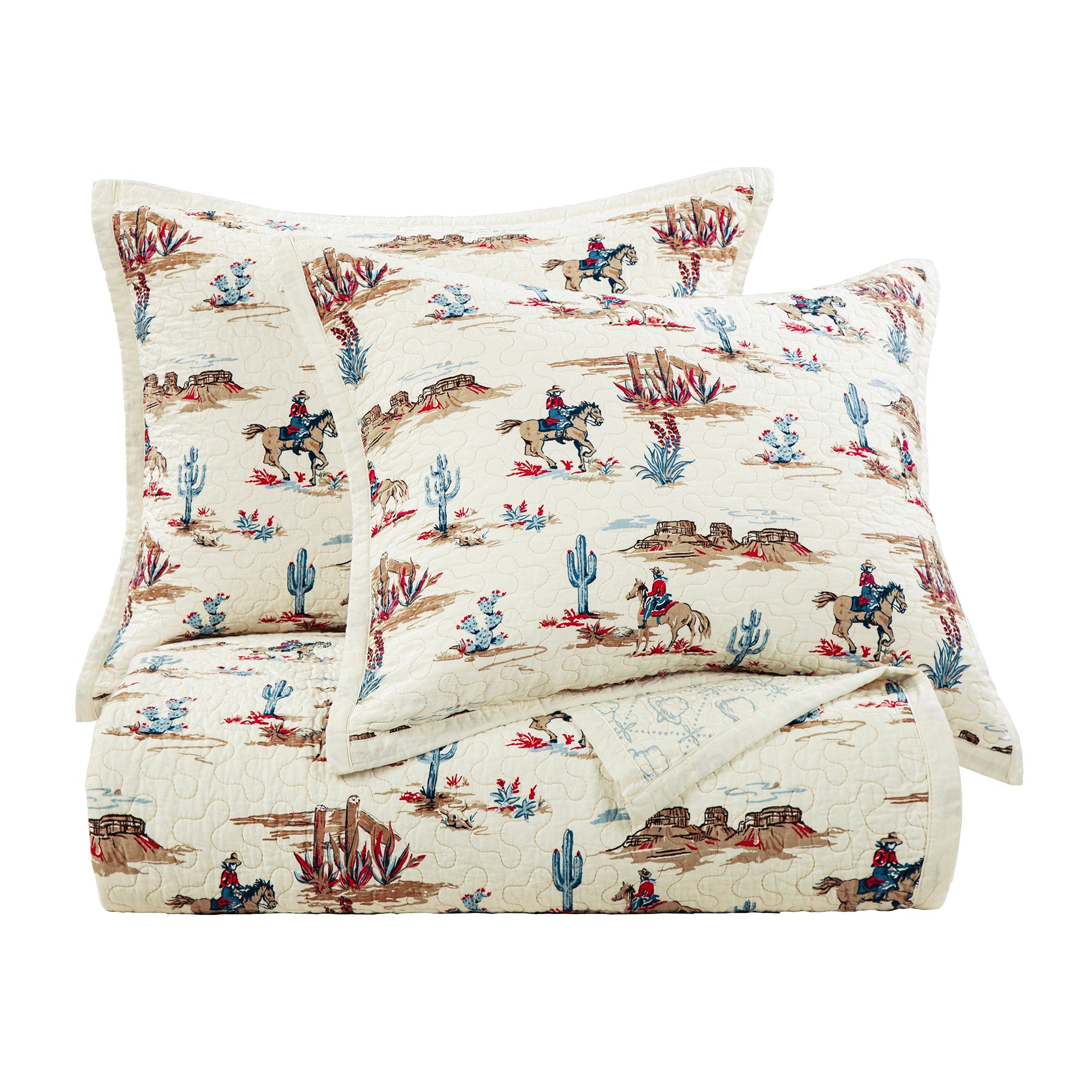 Desert Trail Reversible Quilt Set Quilt