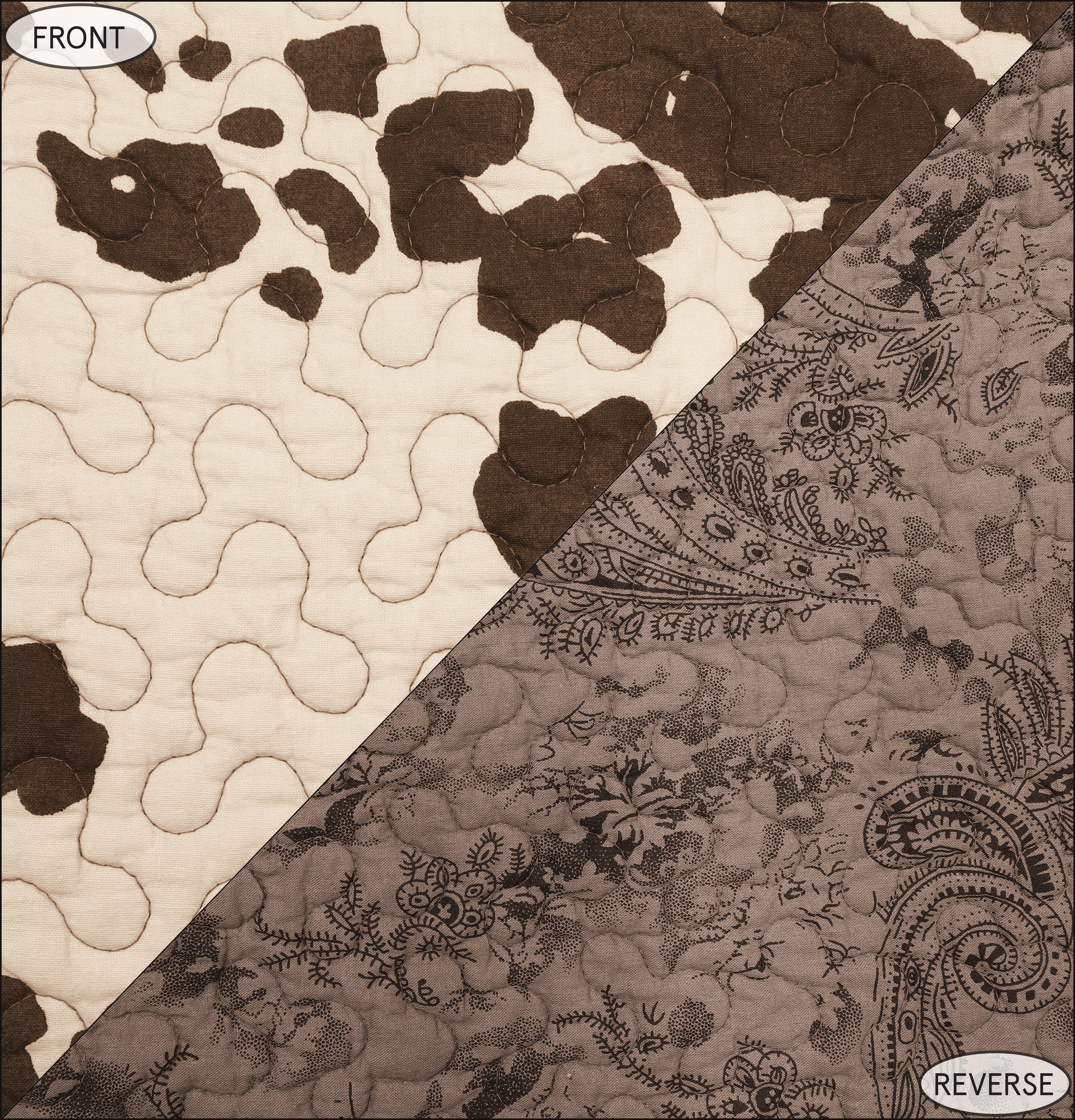 Paseo Road Elsa Cowhide Quilt - Thumbnail 5