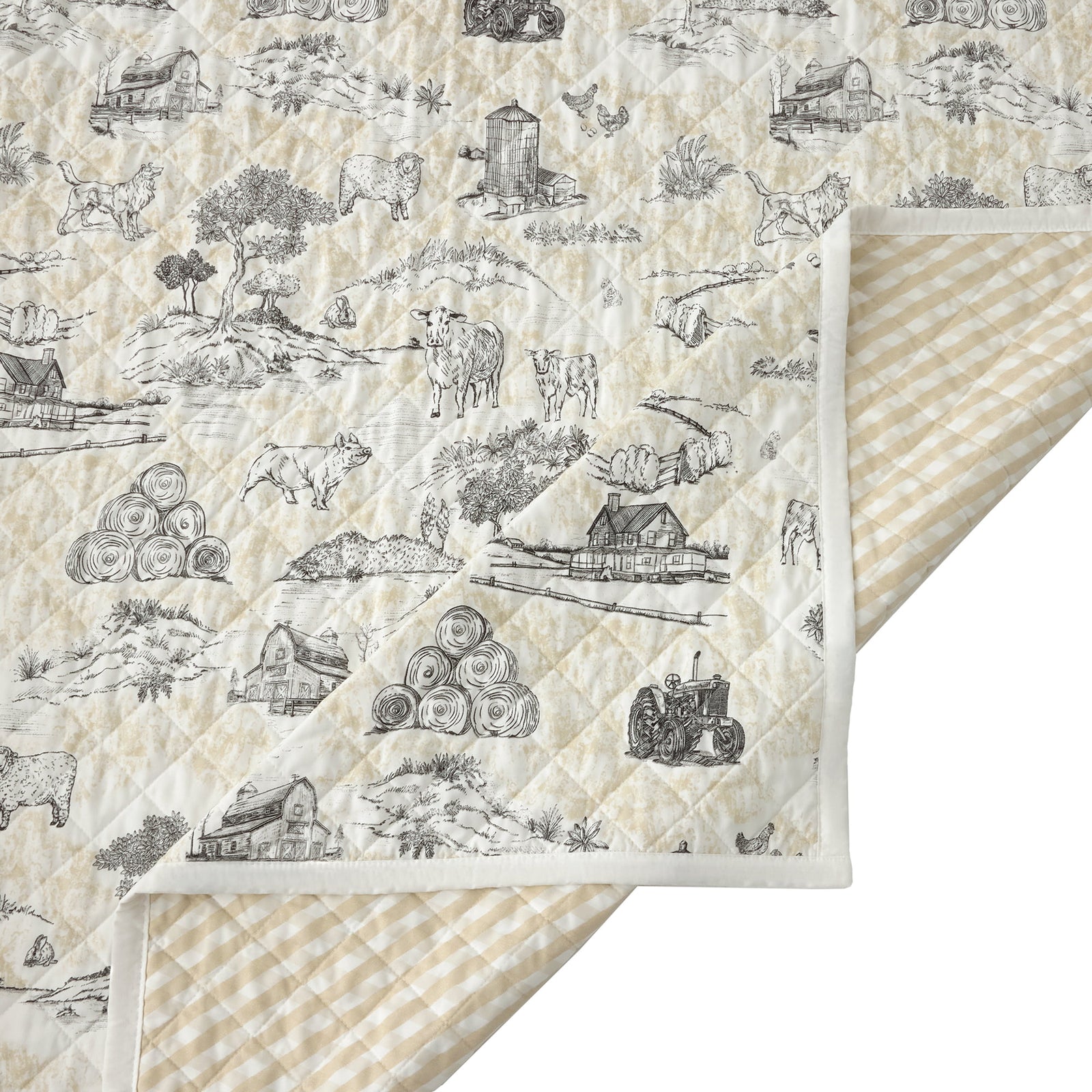 Farm Life Reversible Quilt Set Quilt