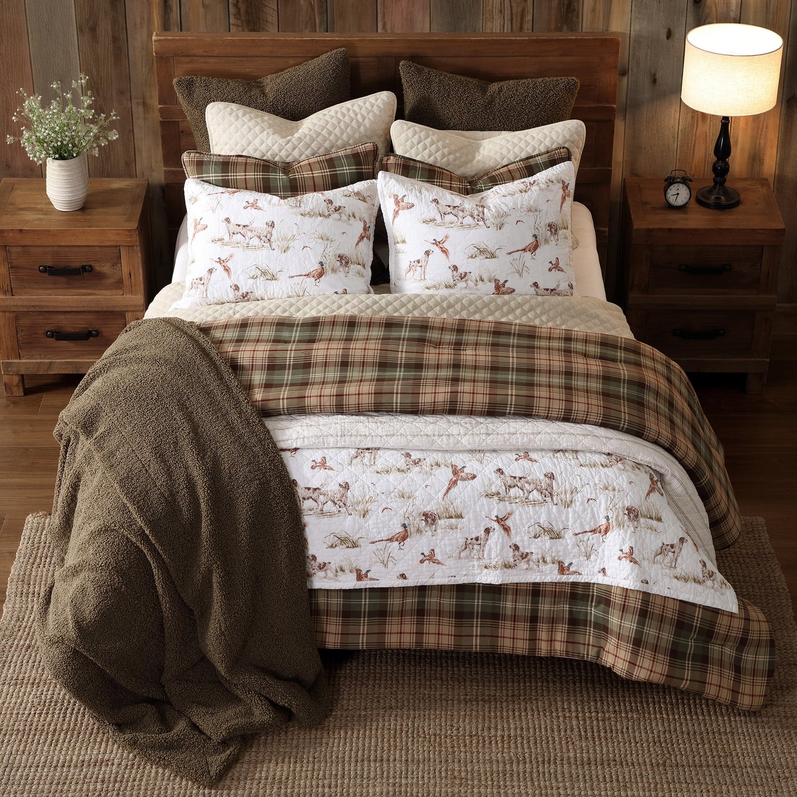 Hunt Life Reversible Quilt Set Quilt