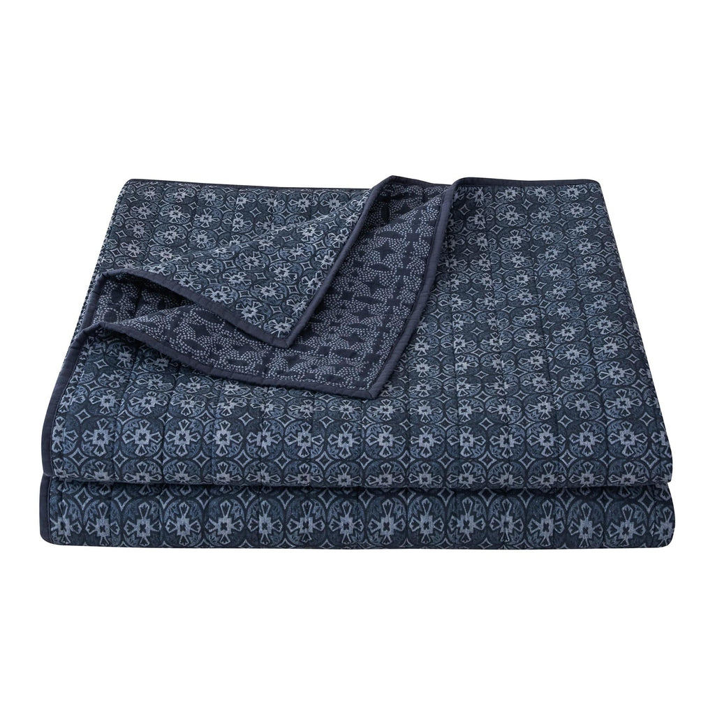 Indigo Reversible Quilt Set Quilt