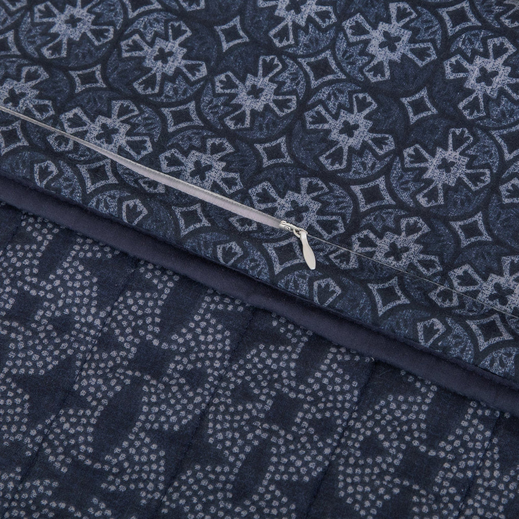 Indigo Reversible Quilt Set Quilt