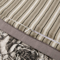 Lyla Floral Print Reversible Quilt Set Quilt