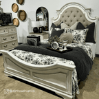 Lyla Floral Print Reversible Quilt Set Quilt