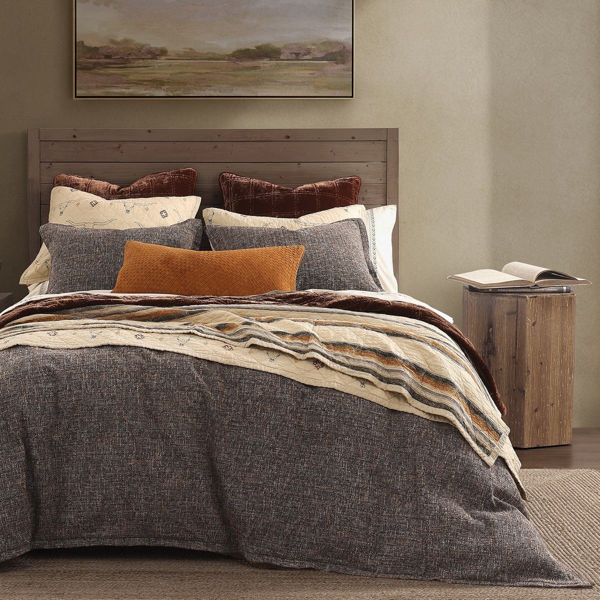 Maverick Longhorns Reversible Quilt Set Quilt