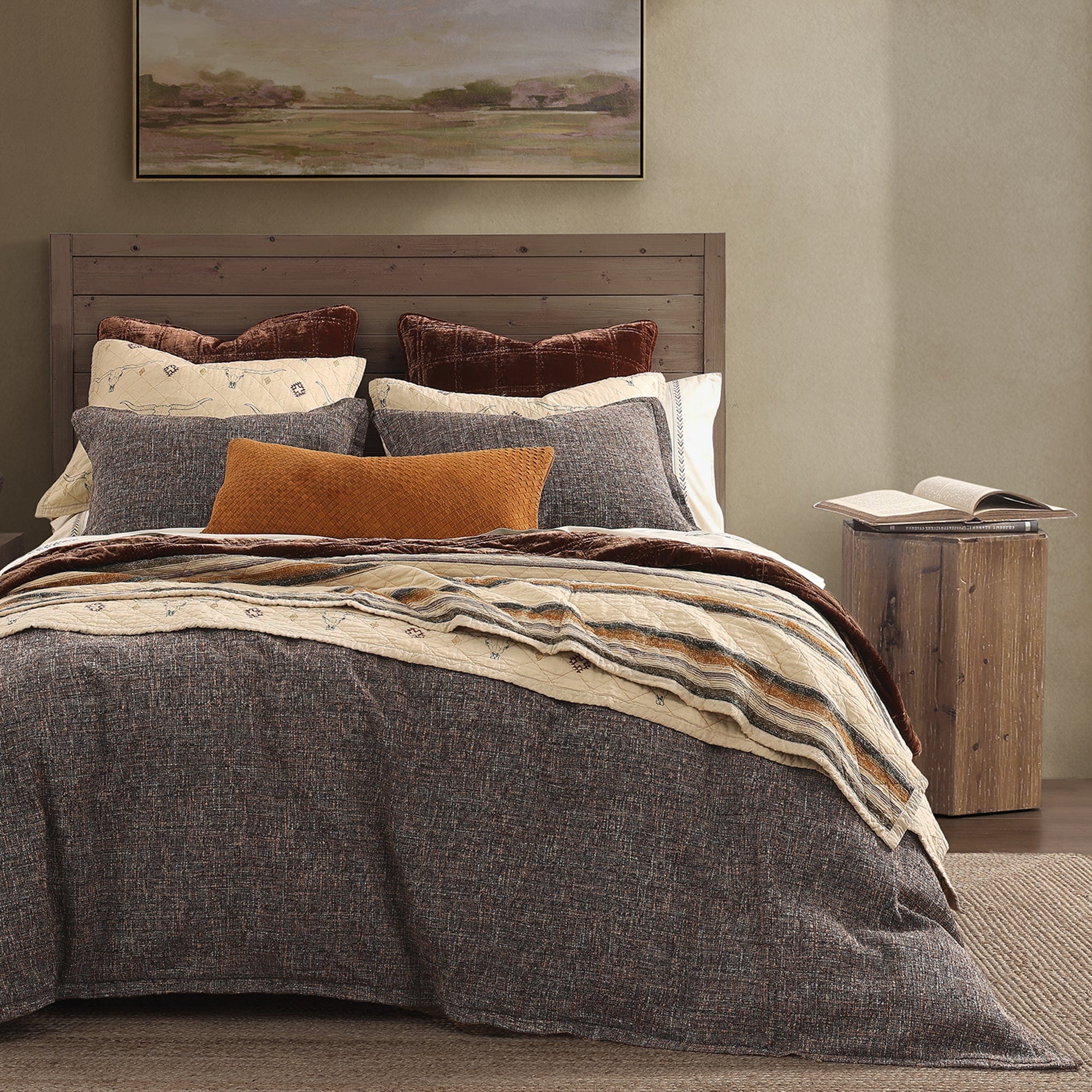 Maverick Longhorns Reversible Quilt Set Quilt