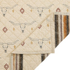 Maverick Longhorns Reversible Quilt Set Quilt