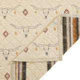 Maverick Longhorns Reversible Quilt Set Quilt