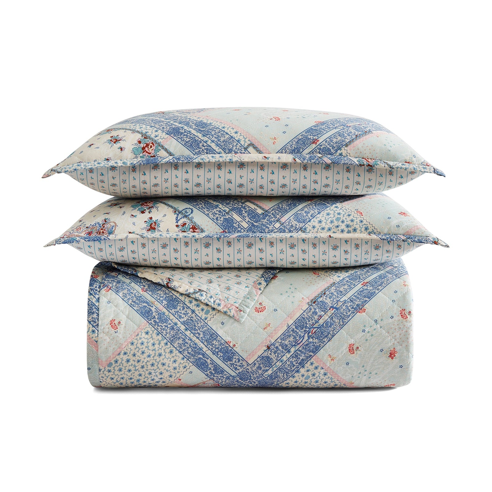 Mirabelle Patchwork Prairie Quilt Set Quilt