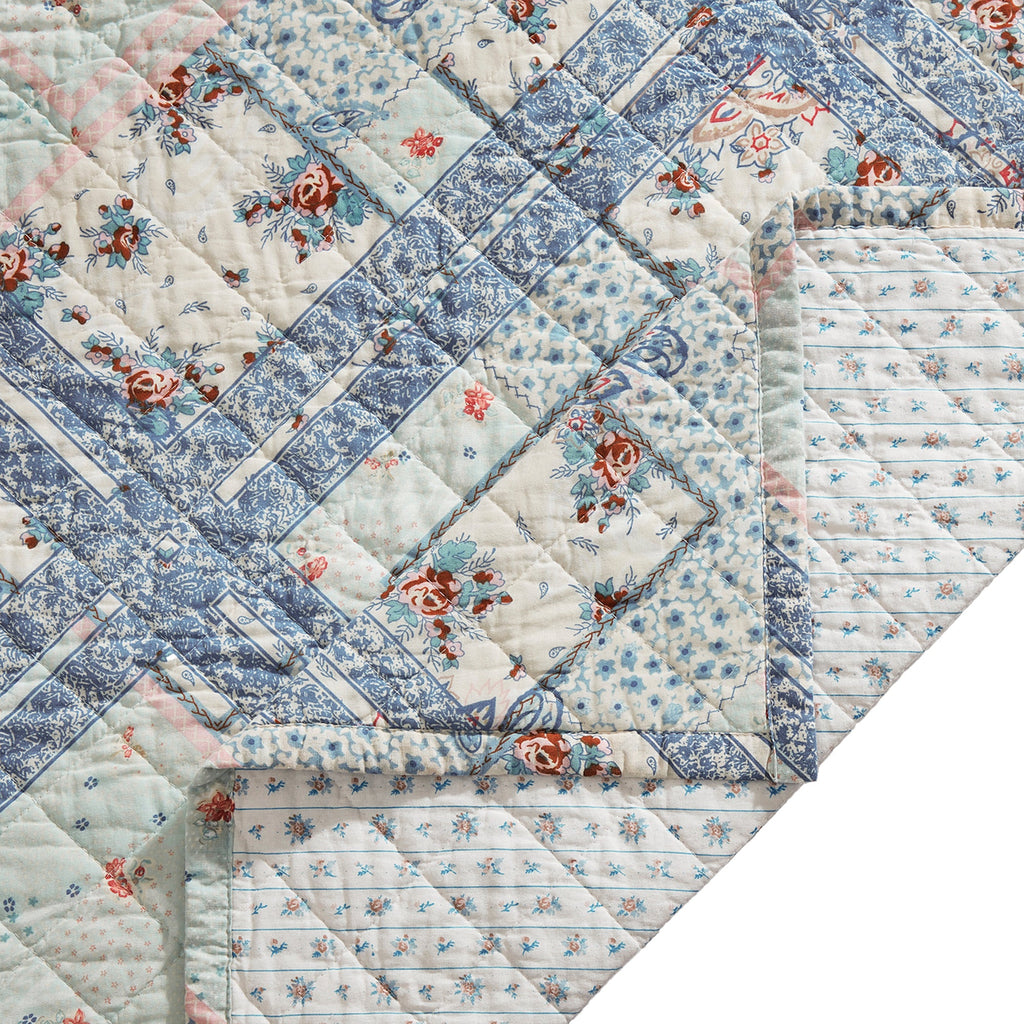 Mirabelle Patchwork Prairie Quilt Set Quilt