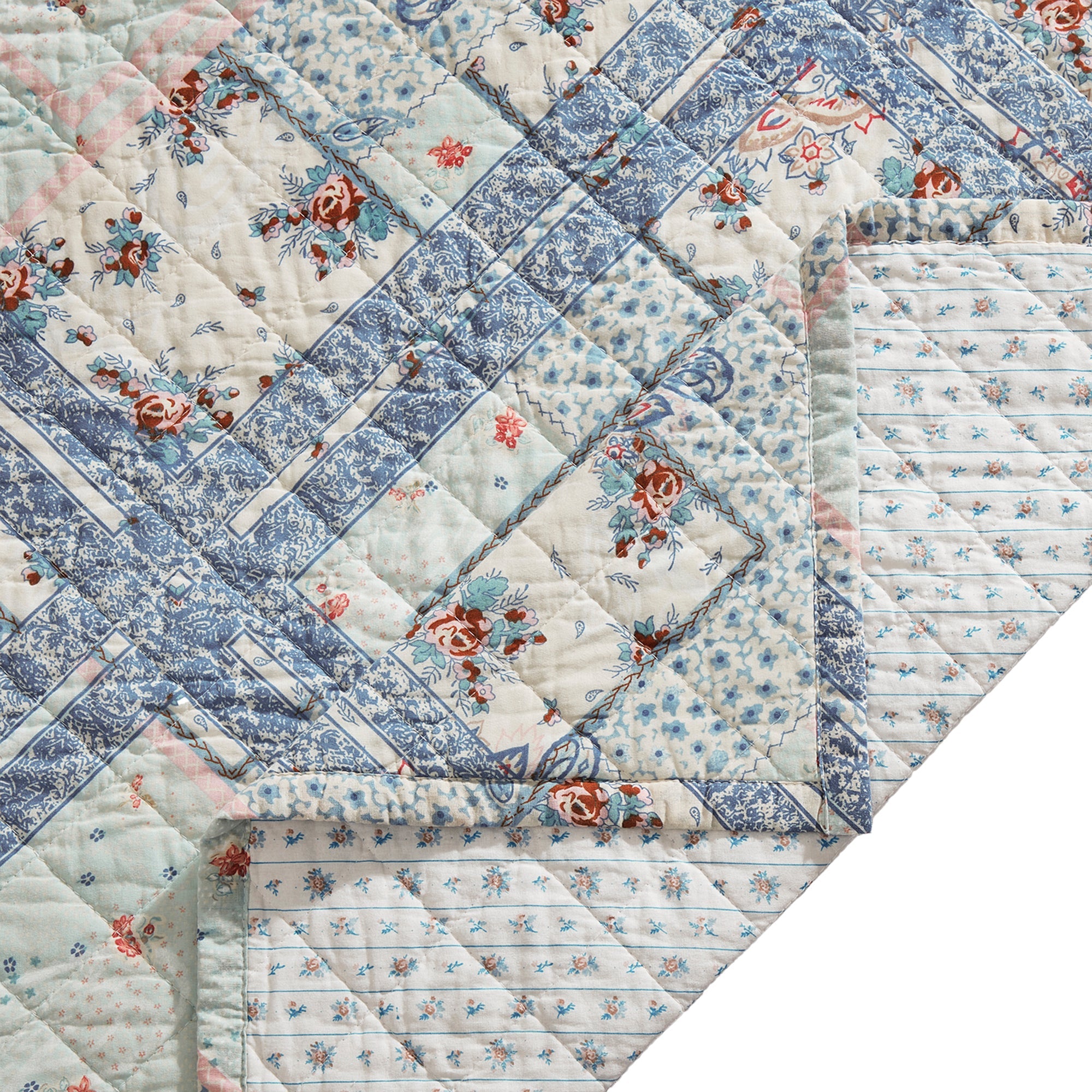 Mirabelle Patchwork Prairie Quilt Set Quilt