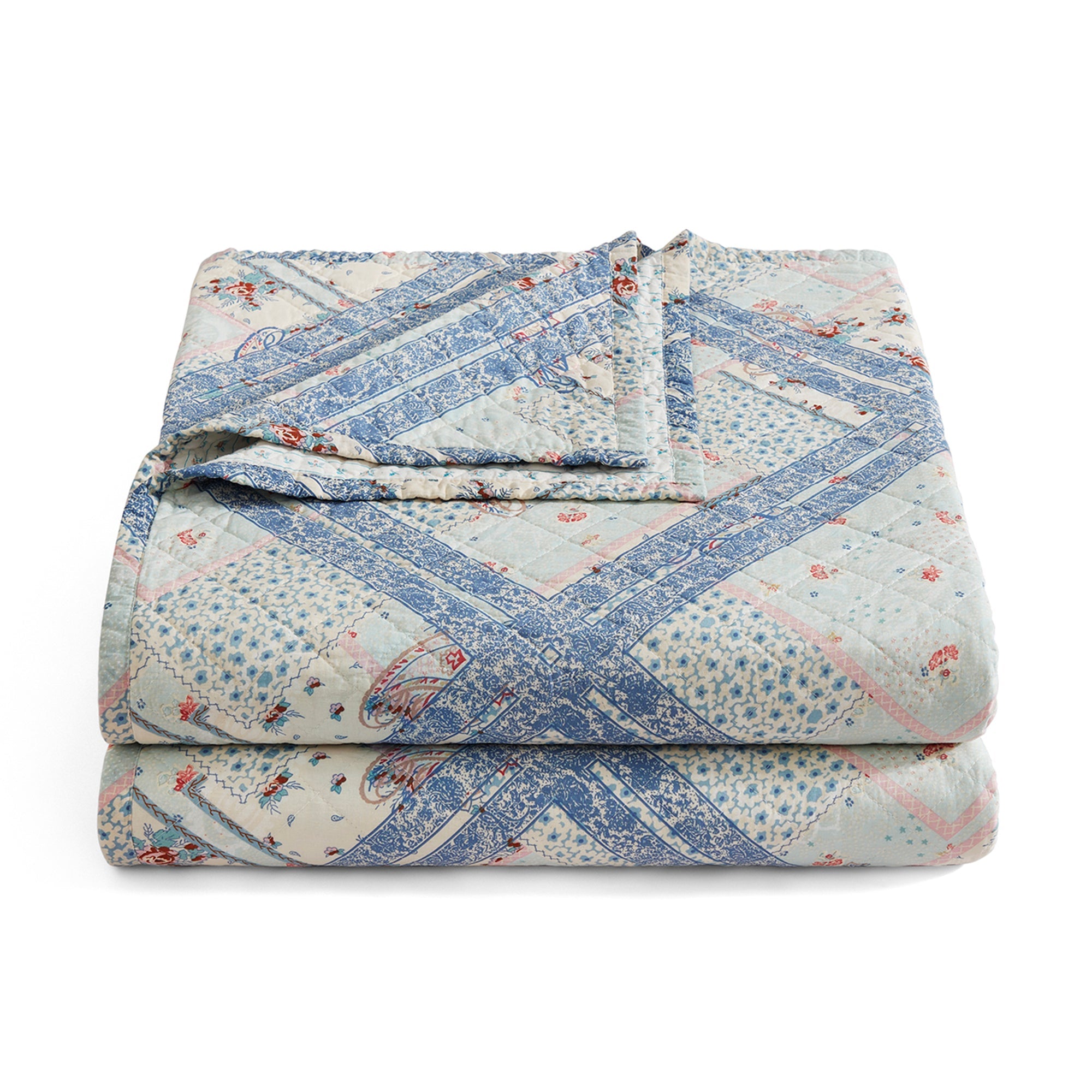 Mirabelle Patchwork Prairie Quilt Set Quilt