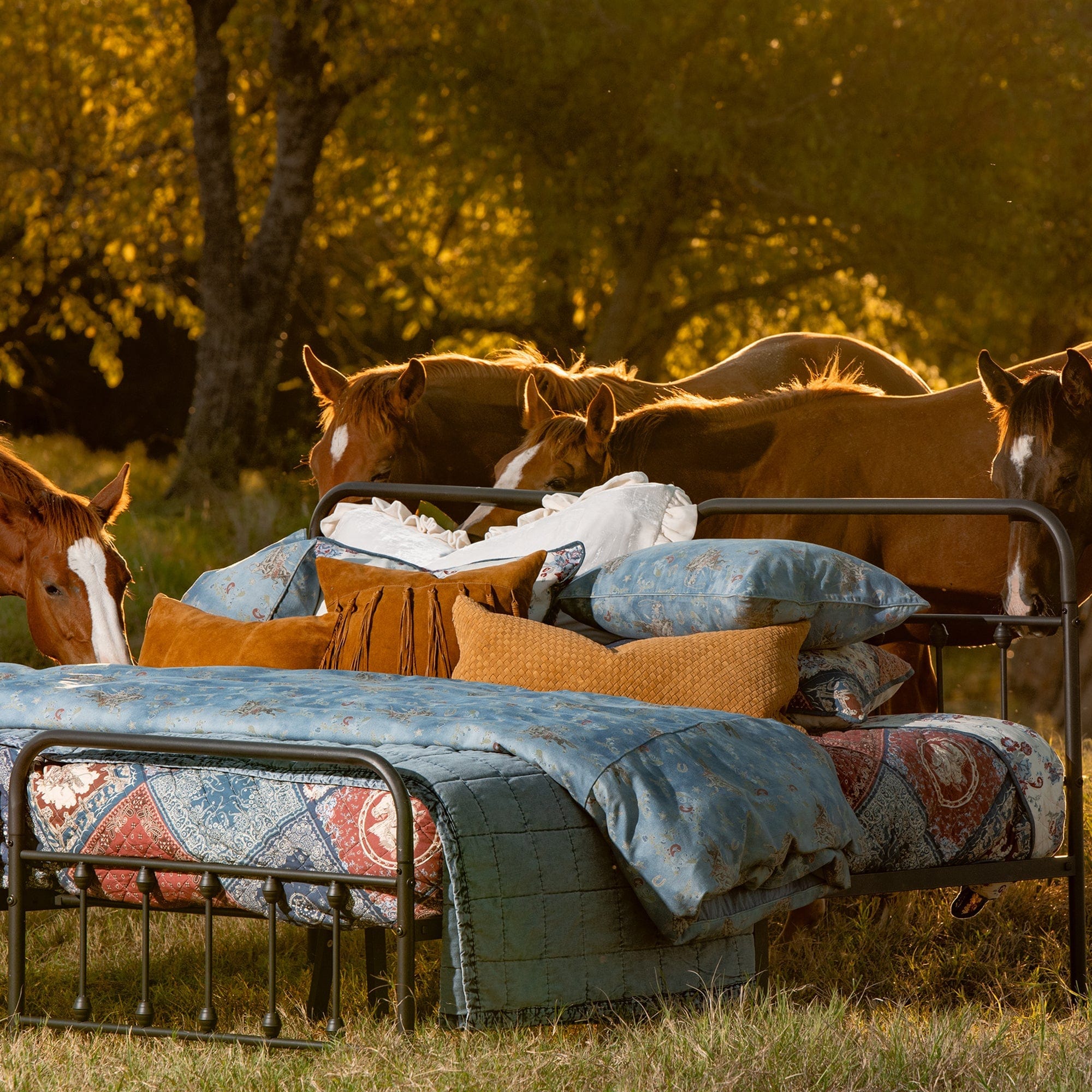 Patchwork Bandana Quilt Set Quilt