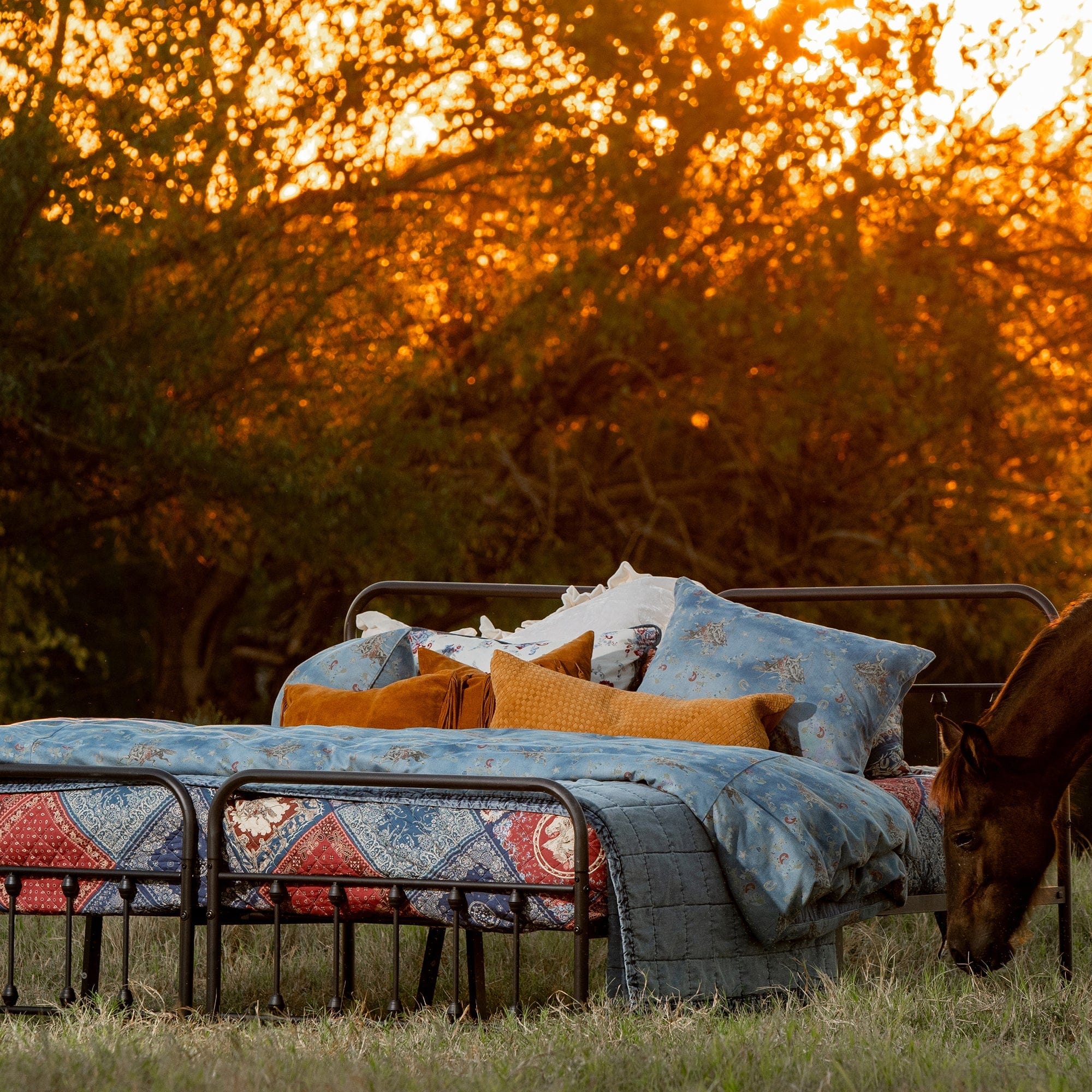 Patchwork Bandana Quilt Set Quilt