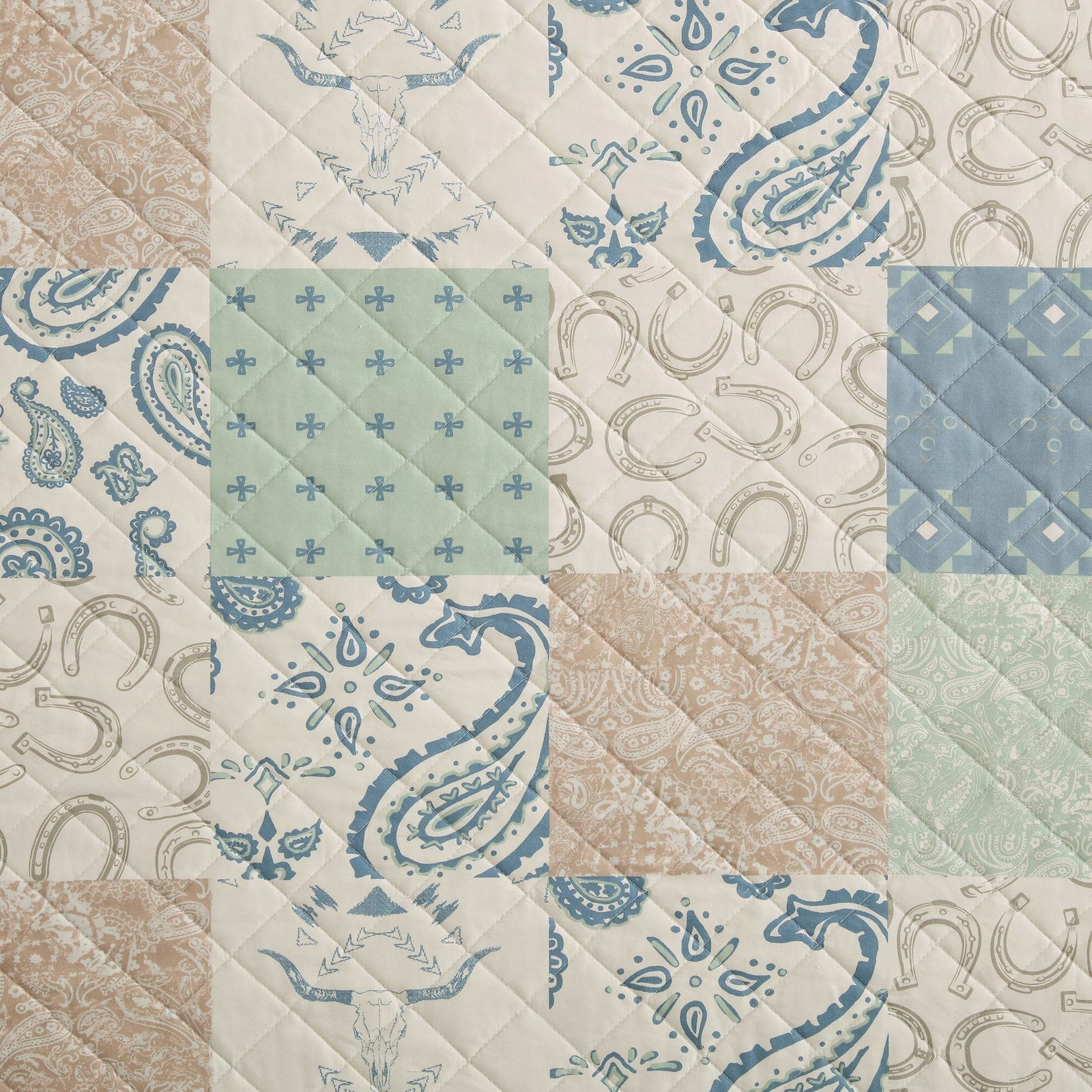 Patchwork Paisley Quilt Set Quilt