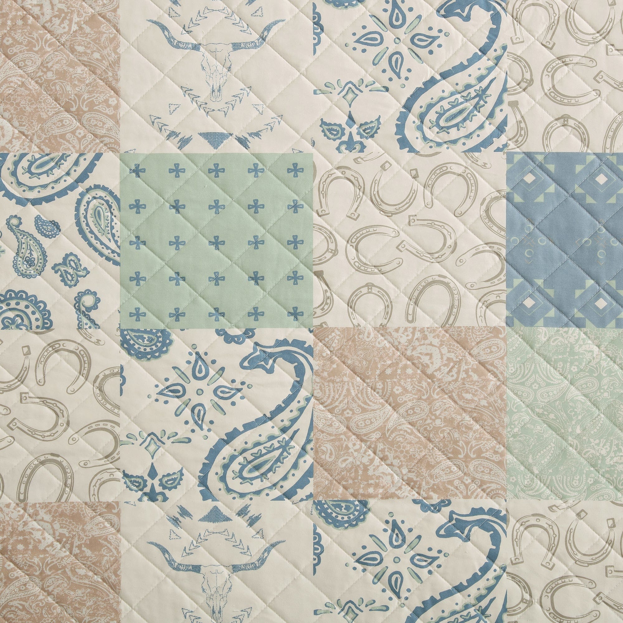 Patchwork Paisley Quilt Set Quilt