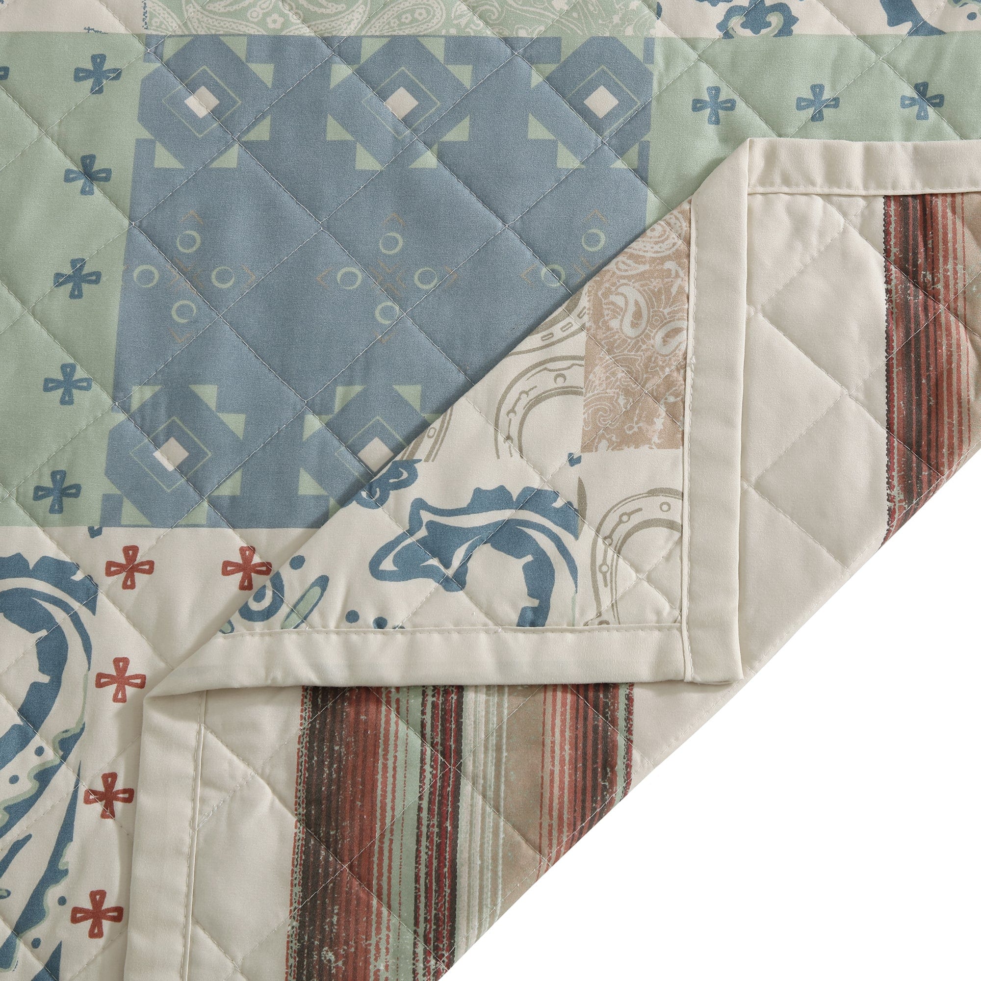 Patchwork Paisley Quilt Set Quilt