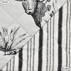 Ranch Life Western Toile Reversible Quilt Set Quilt
