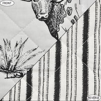 Ranch Life Western Toile Reversible Quilt Set Quilt