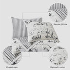 Ranch Life Western Toile Reversible Quilt Set Quilt