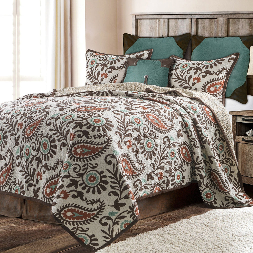Rebecca Paisley Reversible Quilt Set Quilt