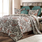 Rebecca Paisley Reversible Quilt Set Quilt