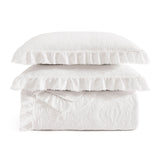 Sadie Stonewashed Paisley Ruffled Quilt Set Quilt