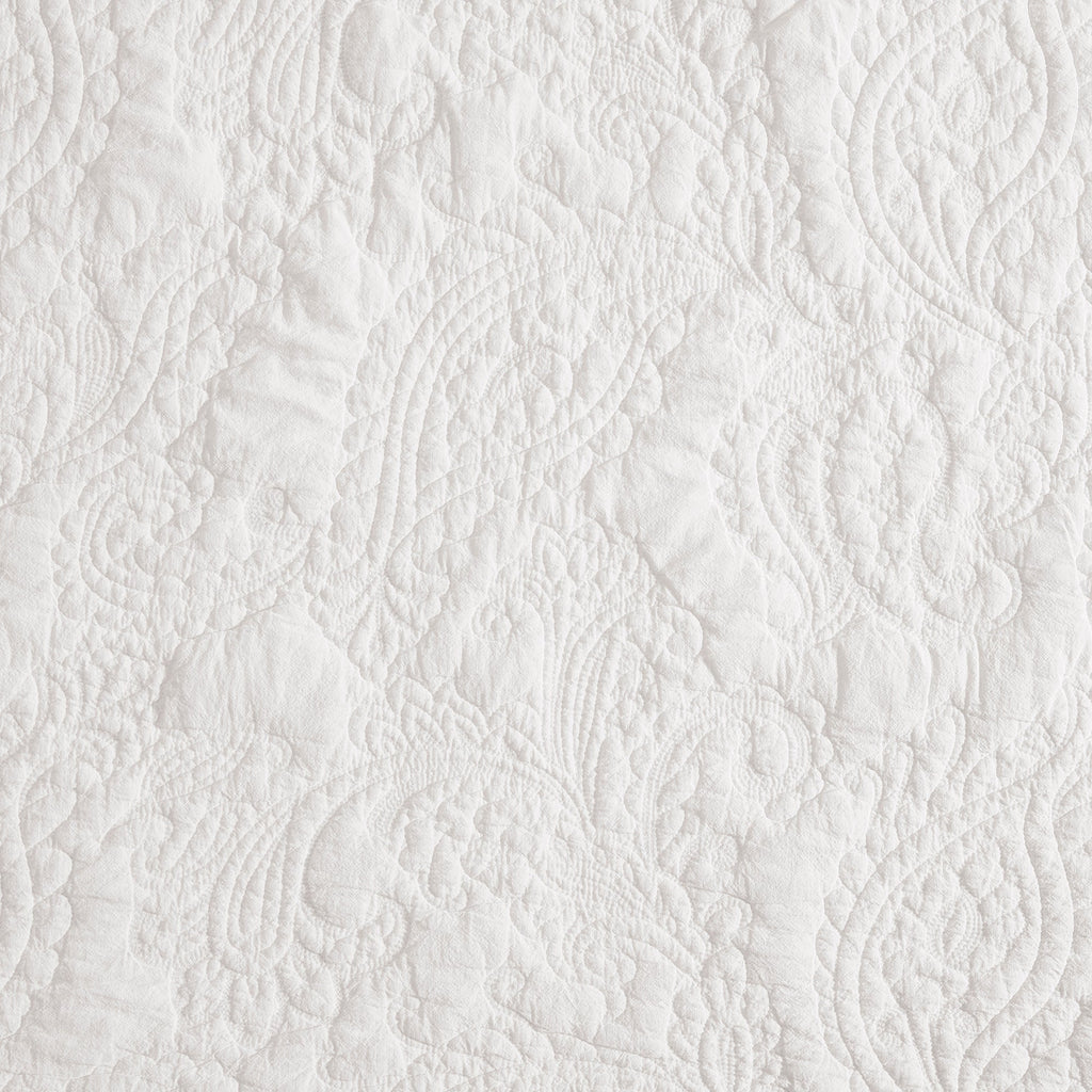 Sadie Stonewashed Paisley Ruffled Quilt Set Quilt