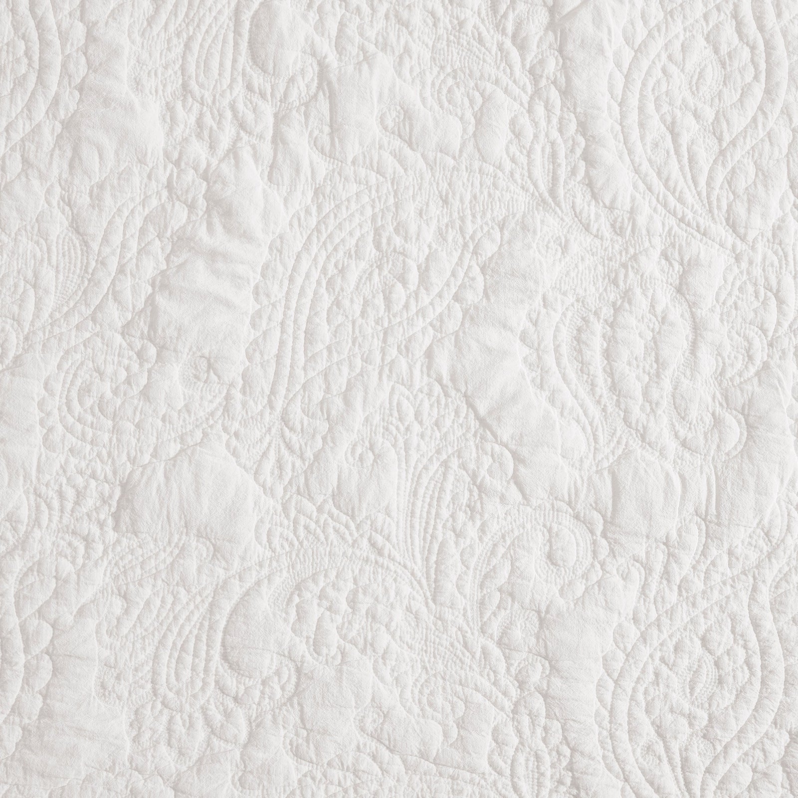 Sadie Stonewashed Paisley Ruffled Quilt Set Quilt