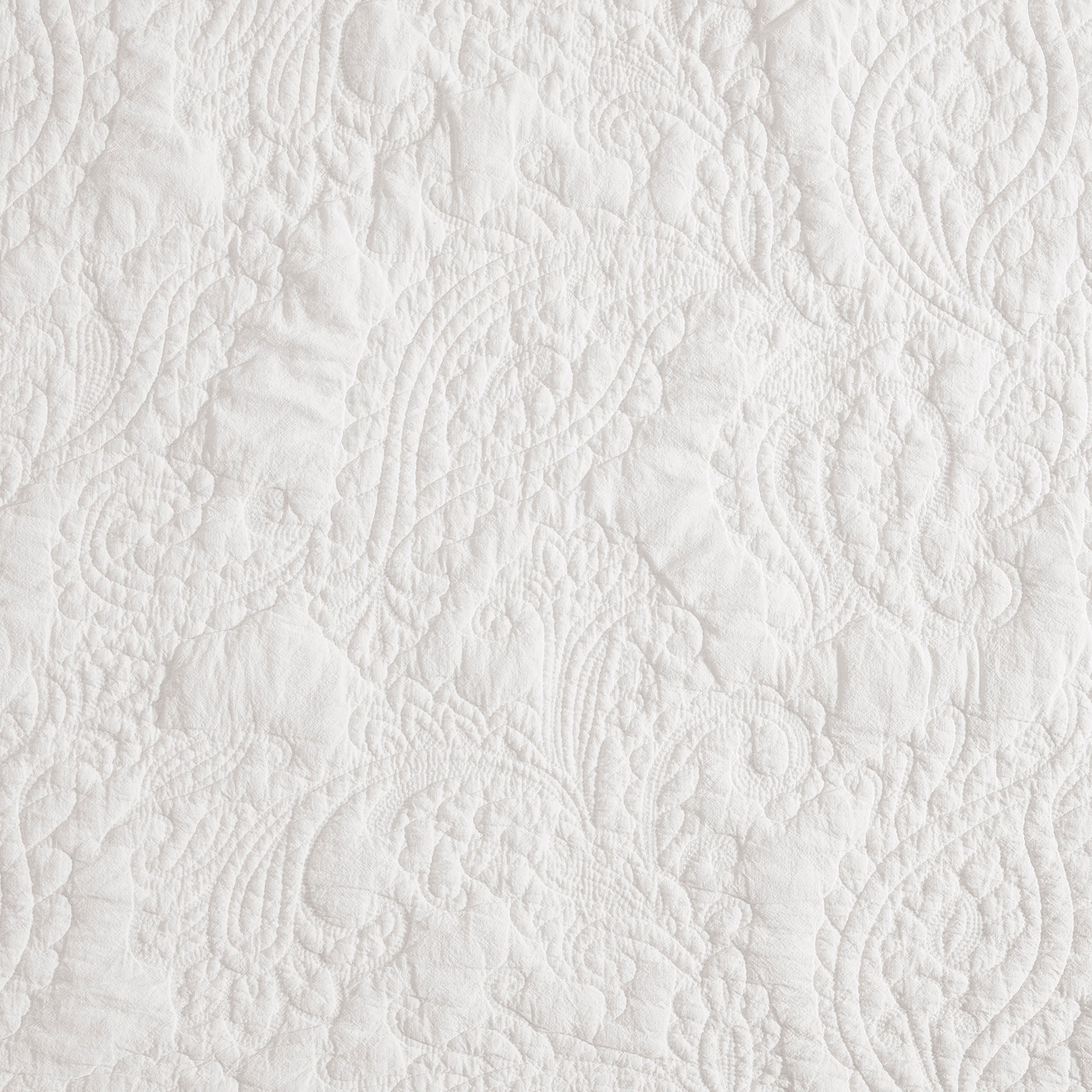 Sadie Stonewashed Paisley Ruffled Quilt Set Quilt