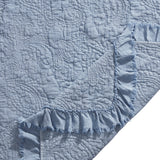 Sadie Stonewashed Paisley Ruffled Quilt Set Quilt