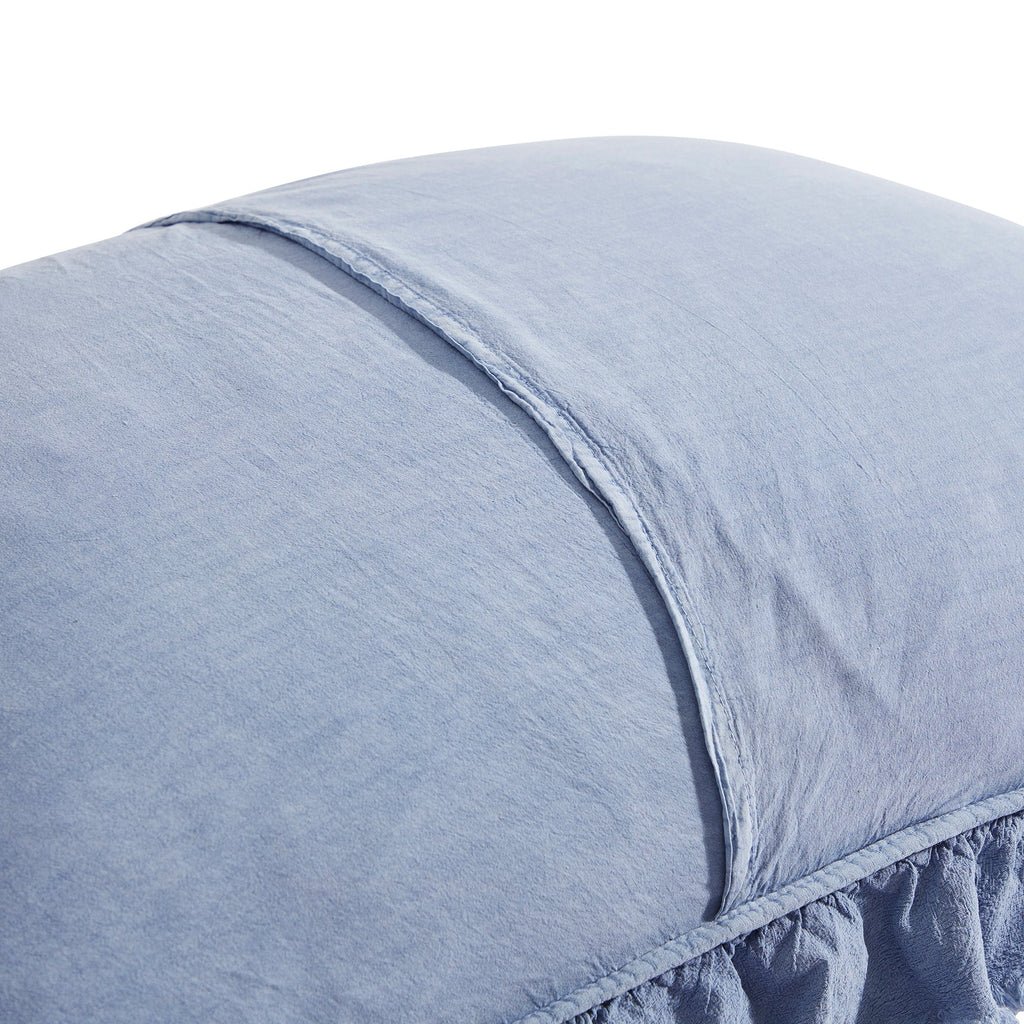 Sadie Stonewashed Paisley Ruffled Quilt Set Quilt