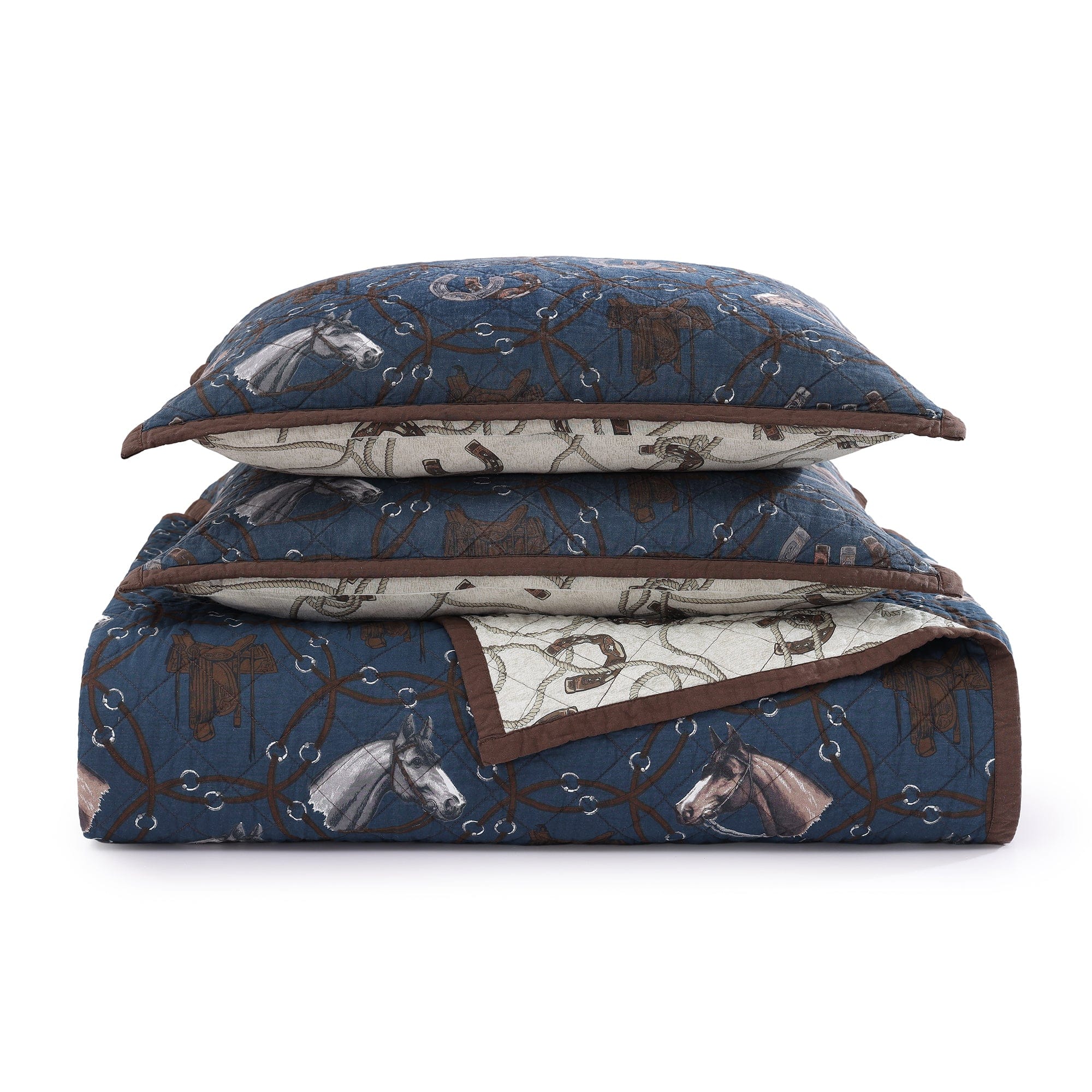 Saratoga Reversible Quilt Set Quilt