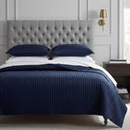 Satin Channel Quilt Set Quilt