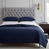Satin Channel Quilt Set Quilt