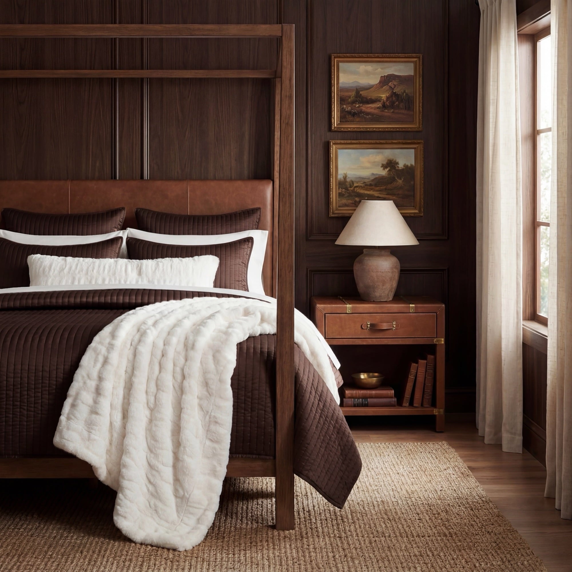 Satin Channel Quilt Set Quilt