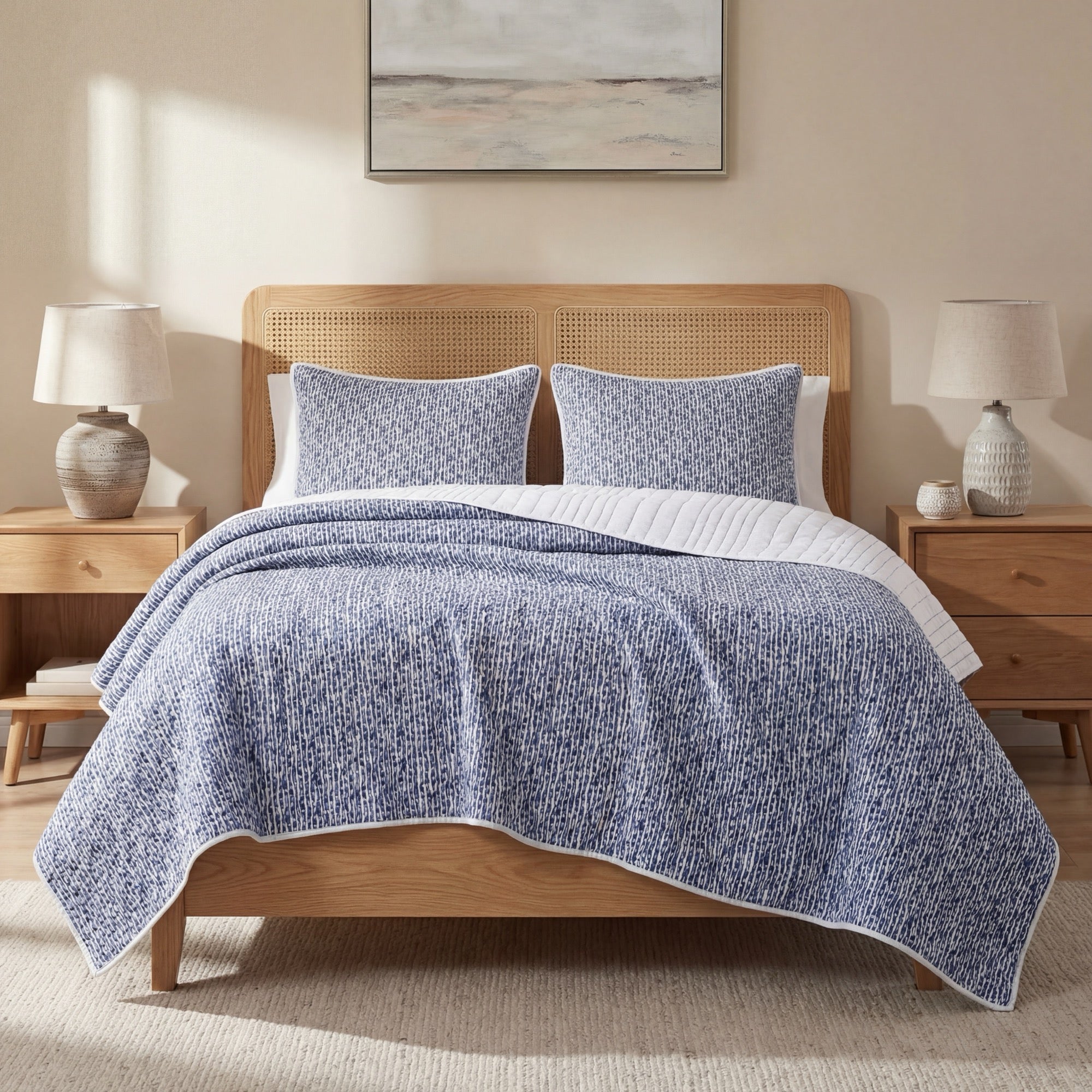 Staccato Reversible Quilt Set Quilt