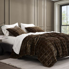 Stella Faux Silk Double Box Stitch Quilt Quilt